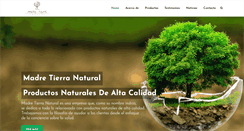 Desktop Screenshot of madretierranatural.com